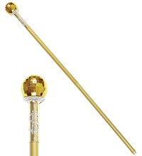 Zlatá hůl 87 cm, skládací
