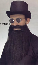 Černé vousy dlouhé