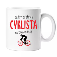 Každý správný cyklista - hrnek 2 barvy