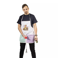 Král grilování buřt - zástěra s otvírákem