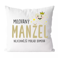 Milovaný manžel - vtipný polštářek