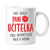 Naše skvělá paní učitelka - hrnek 2 barvy