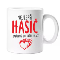 Nejlepší hasič - hrnek 2 barvy