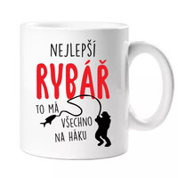 Nejlepší rybář - hrnek 2 barvy