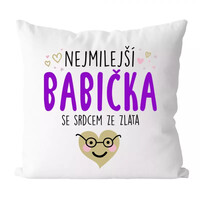 Nejmilejší babička - polštářek