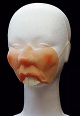 Nos a tváře - zuby velké