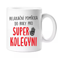 Relaxační pomůcka - Super kolegyně - hrnek