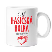 Sexy hasičská holka - hrnek