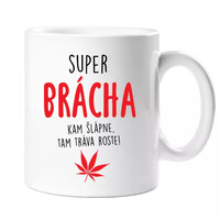 Super brácha - hrnek 2 barvy