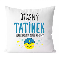 Úžasný tatínek - vtipný polštářek