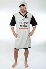 Být super manžel - Vtipná pánská noční košile Gentleman