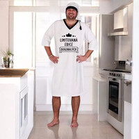 Limitovaná edice dokonalých - Noční košile bílá s čepičkou