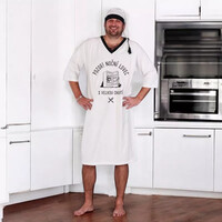 Pozor - Noční lovec - Noční košile s čepičkou