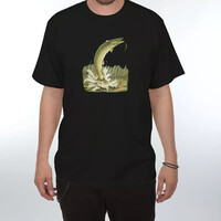 Tričko s potiskem pro rybáře - Štika z vody