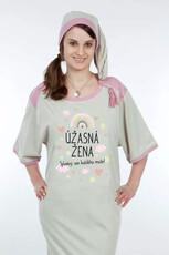 Úžasná žena - Vtipná dámská noční košile Lady