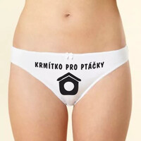 Kalhotky - krmítko pro ptáčky