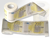 Toaletní papír 200 Euro