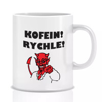 Hrnek - Kofein! Rychle!