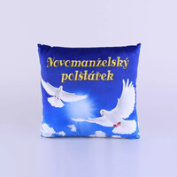 Novomanželský polštářek - holubice