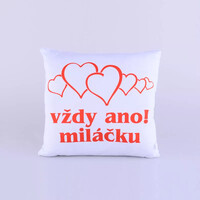 Polštářek - Vždy ano