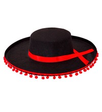 Černý klobouk Flamenco/Den mrtvých
