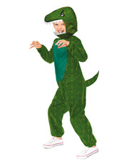Dětský kostým dinosaurus, zelený
