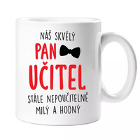 Náš skvělý pan učitel - hrnek 2 barvy