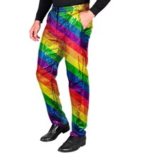 Pánské disco kalhoty, duha