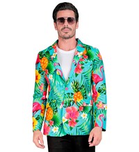 Pánské havajské sako s plameňákem