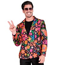 Pánské hippie sako, neon