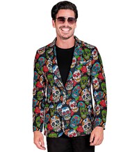 Pánské párty sako Dia De Los Muertos