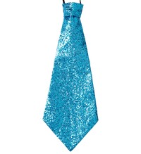 Třpytivá kravata, tyrkysová