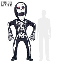 Pánský kostým kostlivce s nadměrnou maskou