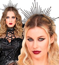 Čelenka svatozář, černá