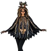 Dámské poncho voodoo kněžka