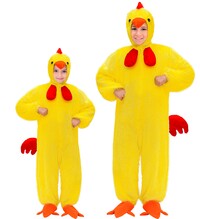 Dětský plyšový overal kuře, žlutý