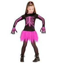 Dívčí kostým kostlivec balerína (tričko, sukně, rukavice)