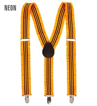 Kšandy se zvlněním, neonově oranžová