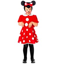 Minnie - dívčí kostým (šaty, ouška)