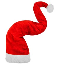 Plyšová čepice Santa, extra dlouhá 125 cm