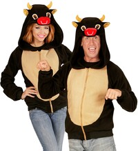 Plyšová mikina býk