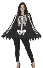 Dámské poncho kostlivec (velikost L)