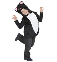 Dětský kostým kočička (vesta s kapucí)