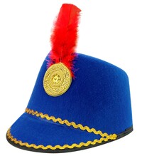 Dívčí čepice mažoretka, modrá