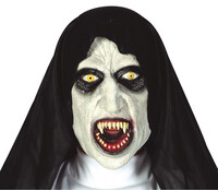 Latexová maska hororová jeptiška