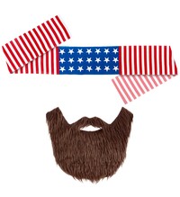 Sada pro motorkáře (čelenka a vousy)