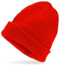 Unisex čepice Beanie, červená