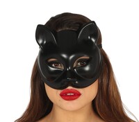 Černá maska kočka