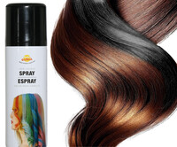 Černý sprej na vlasy, 125ml