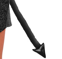 Čertí ocas černý, 43 cm